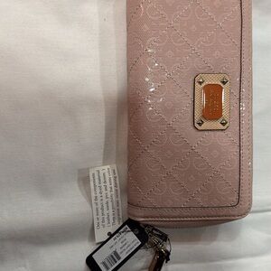 Guess Pink Quilted Wallet